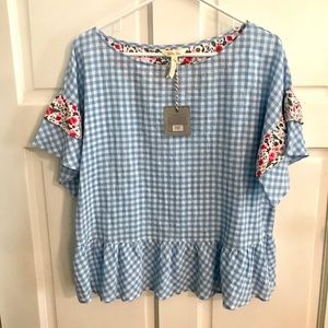 Matilda Jane Ladies Rural Route Top Sz Small NWT